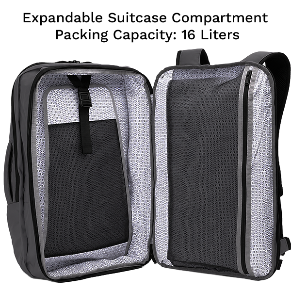 Series 2: Large Expandable Knack Pack Backpack Knack Dark Alloy Gray