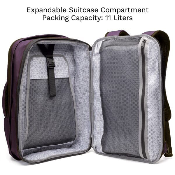 Series 2: Medium Expandable Knack Pack® Backpack Knack Eggplant