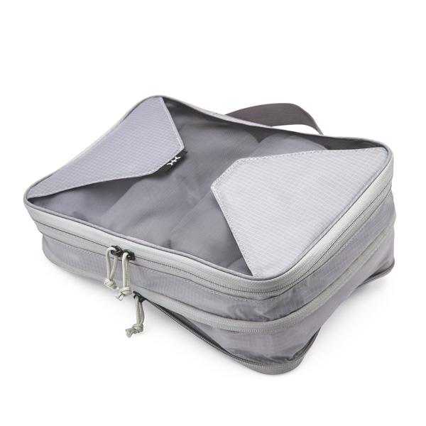 Large Cube Compression Zipper-Grey