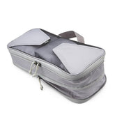 Medium Cube Compression Zipper-Grey