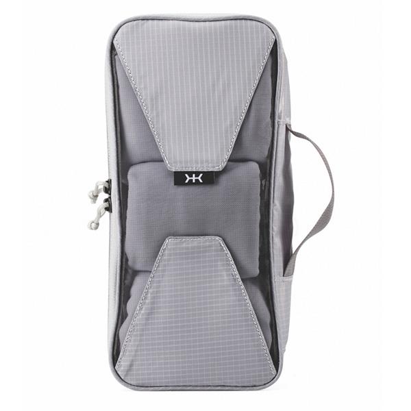 Lightweight, durable body fabric with see-through mesh panels-Grey
