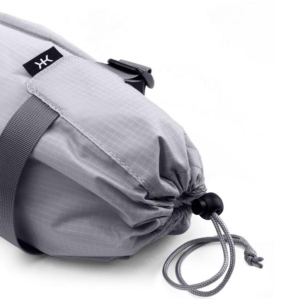 Drawstring cord to keep dirt inside the bag