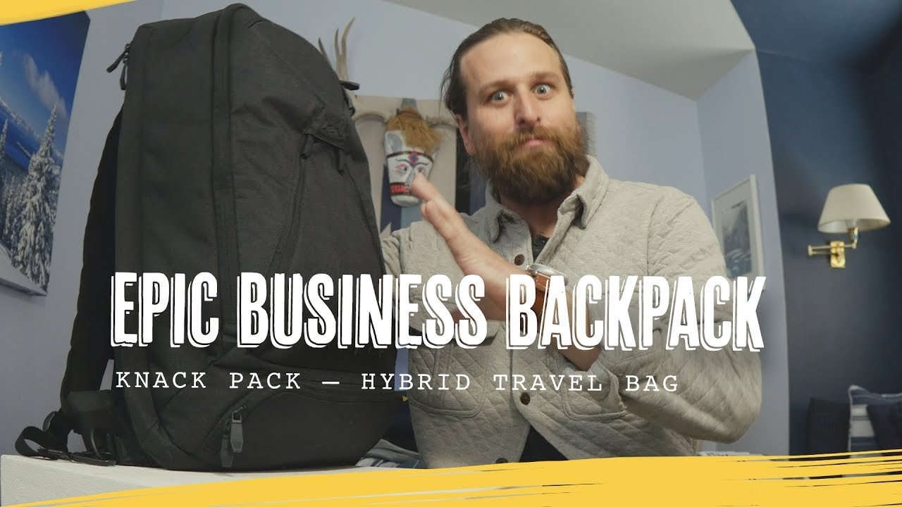 Knack Backpack is an “Epic Business Bag” says Chase Reeves