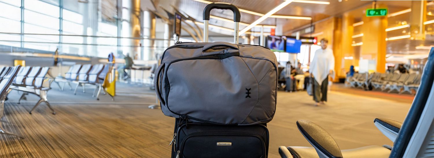 Shop Trolley Sleeve Backpacks