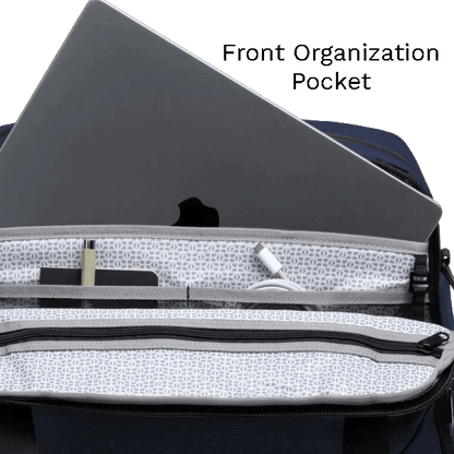 MetroDuffel.Navy.LaptopUpClose 