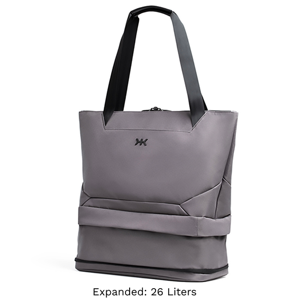 Expandable Laptop Tote - Alloy Gray - Factory Second