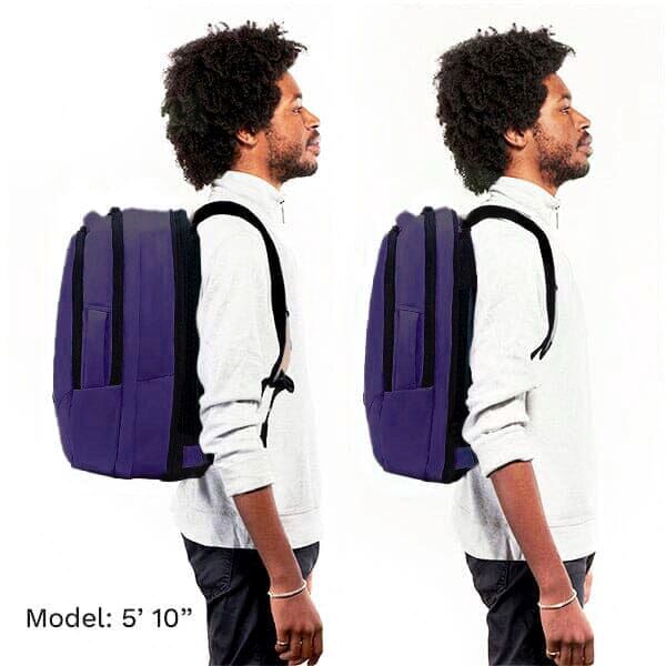 Series 2: Small Expandable Knack Pack® Berry Blue Backpack Knack 