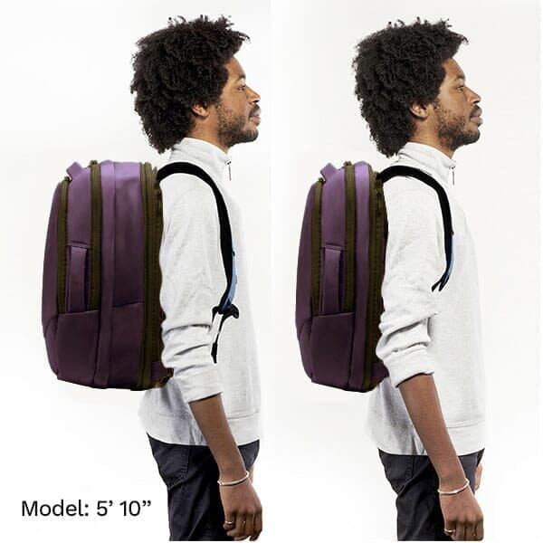 Series 2: Medium Expandable Knack Pack® Backpack Knack Eggplant 