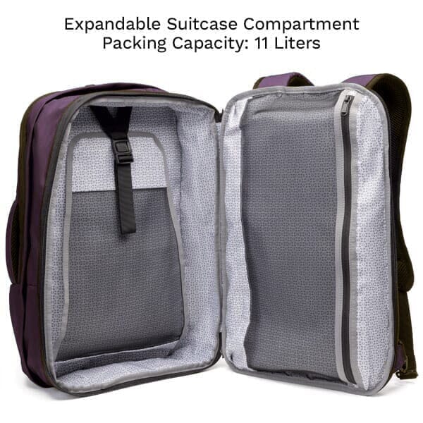 Series 2: Medium Expandable Knack Pack® Backpack Knack Eggplant 