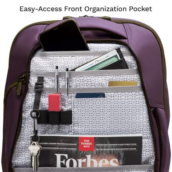 Series 2: Medium Expandable Knack Pack® Backpack Knack Eggplant 