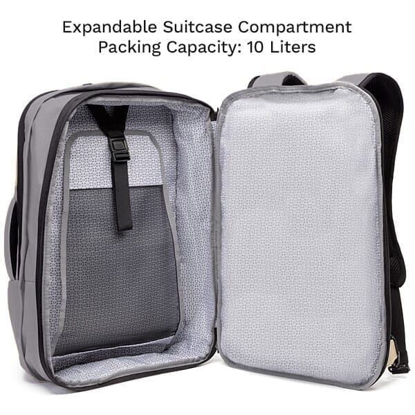 Series 2: Small Expandable Knack Pack® Backpack Knack Alloy Gray