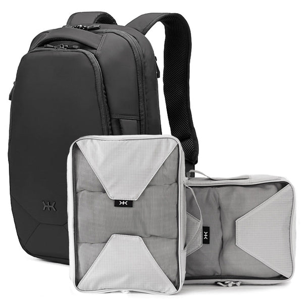 Series 2 Medium Expandable Knack Pack® Bundle Backpack Knack Midnight Black 